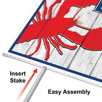 Beistle Plastic Lobster Bake Yard Sign