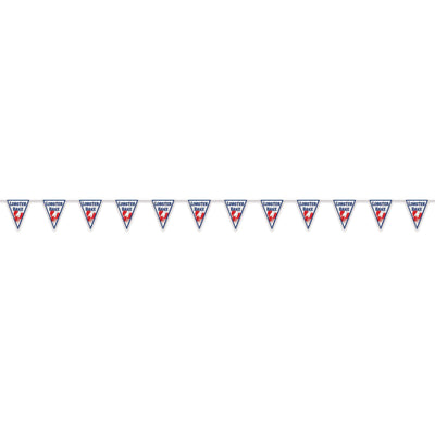 Beistle Luau Party Lobster Bake Pennant Banner