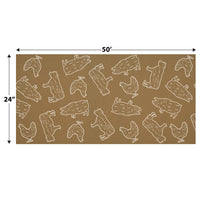 Beistle BBQ Kraft Paper Table Roll