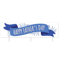 Beistle Plastic Jumbo Happy Father's Day Yard Sign