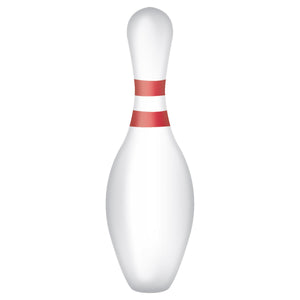 Beistle Bowling Pin Party Cutout