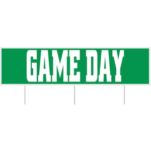 Beistle Plastic Jumbo Game Day Party Yard Sign