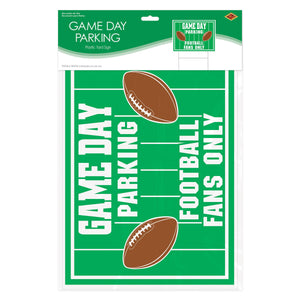 Beistle Plastic Game Day Parking Yard Sign