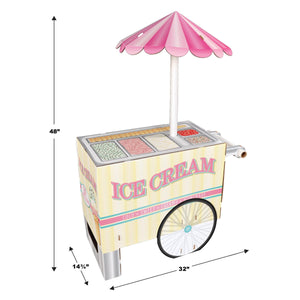 Beistle 3-D Ice Cream Cart Prop