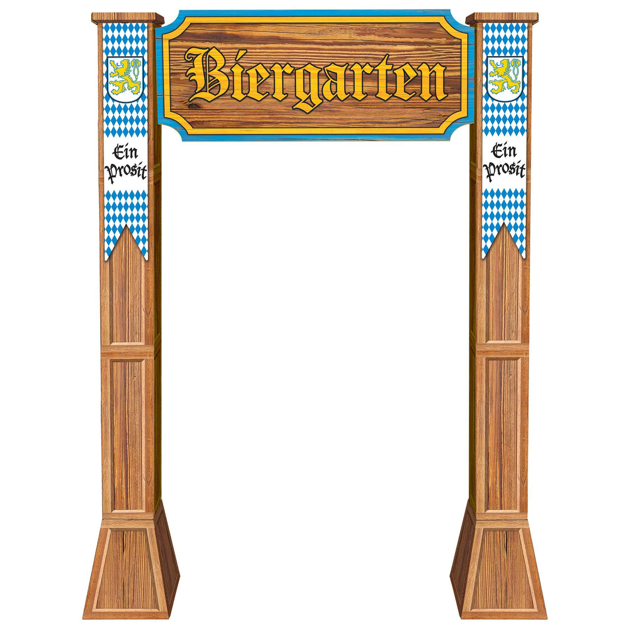Beistle Oktoberfest 3-D Biergarten Archway Prop