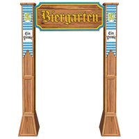 Beistle Oktoberfest 3-D Biergarten Archway Prop