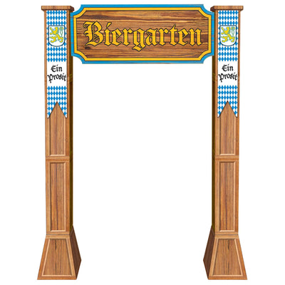 Beistle Oktoberfest 3-D Biergarten Archway Prop
