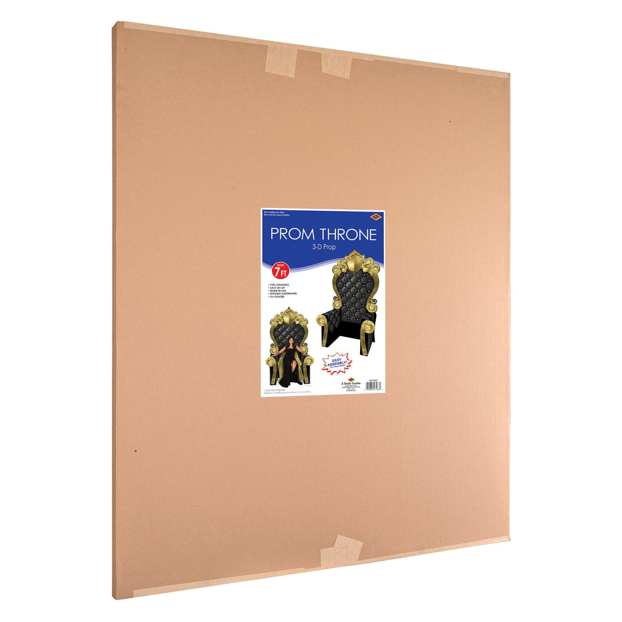 Beistle 3-D Prom Throne Prop Black