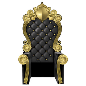 Beistle 3-D Prom Throne Prop Black
