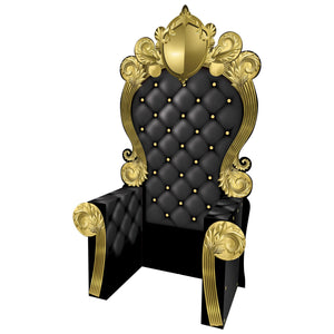 Beistle 3-D Prom Throne Prop Black