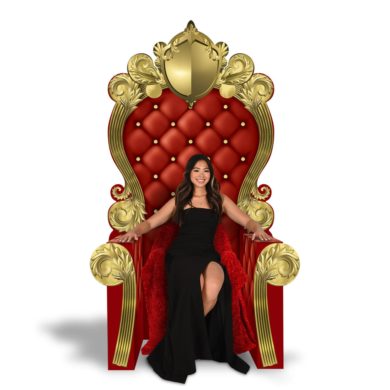 Beistle 3-D Prom Throne Prop Red