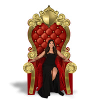 Beistle 3-D Prom Throne Prop Red