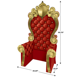 Beistle 3-D Prom Throne Prop Red