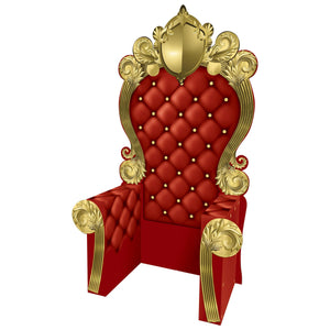 Beistle 3-D Prom Throne Prop Red