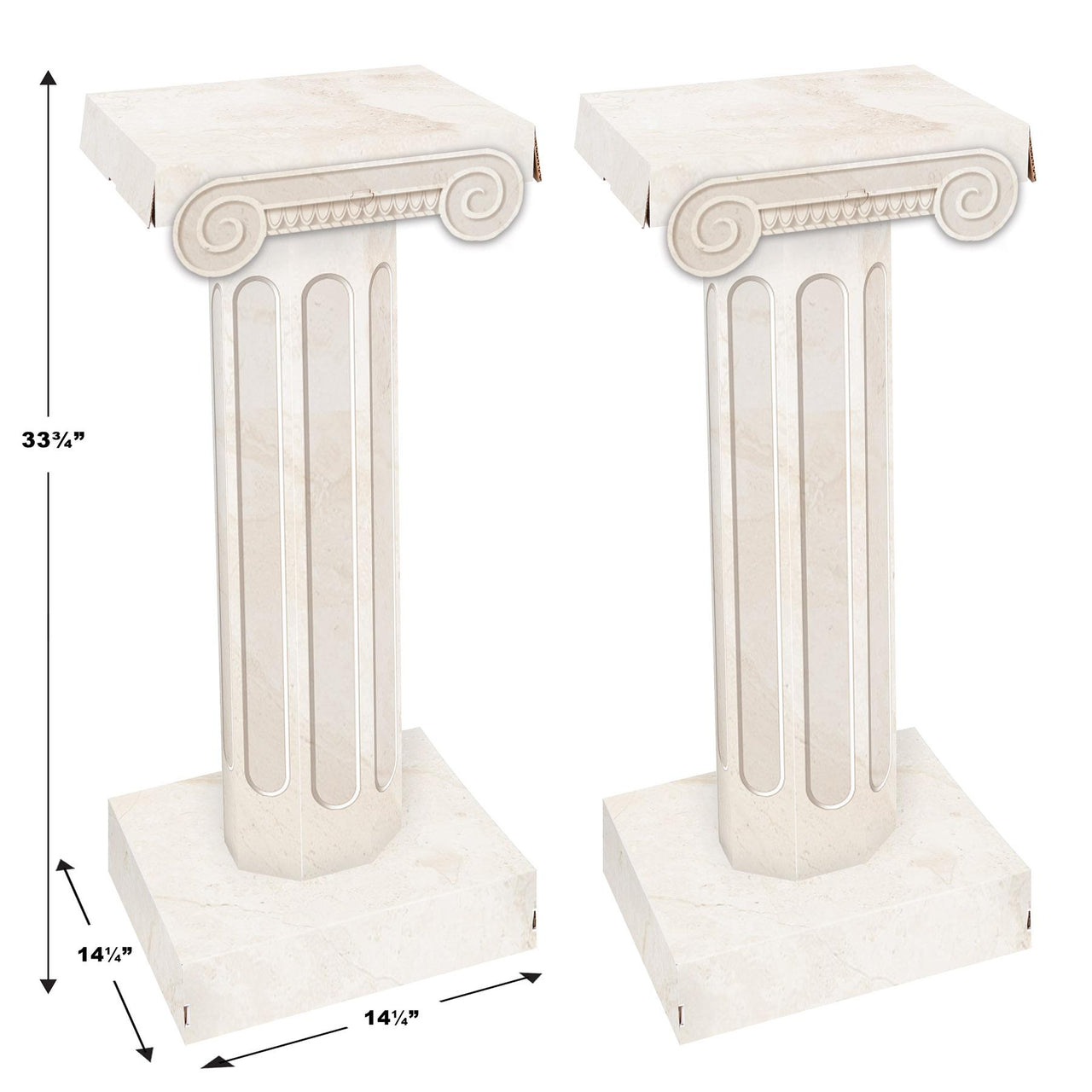 3-D Party Column Props (2/Package)