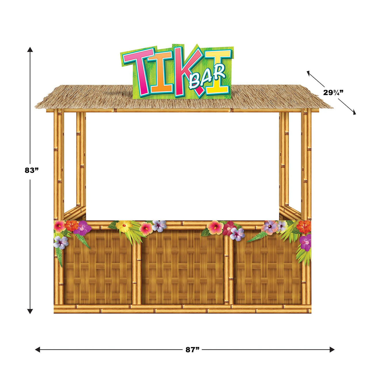 Beistle 3-D Tiki Bar Prop