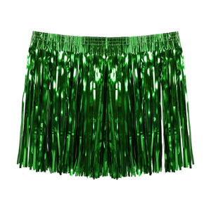 Beistle Luau Party Tinsel Hula Skirt Green
