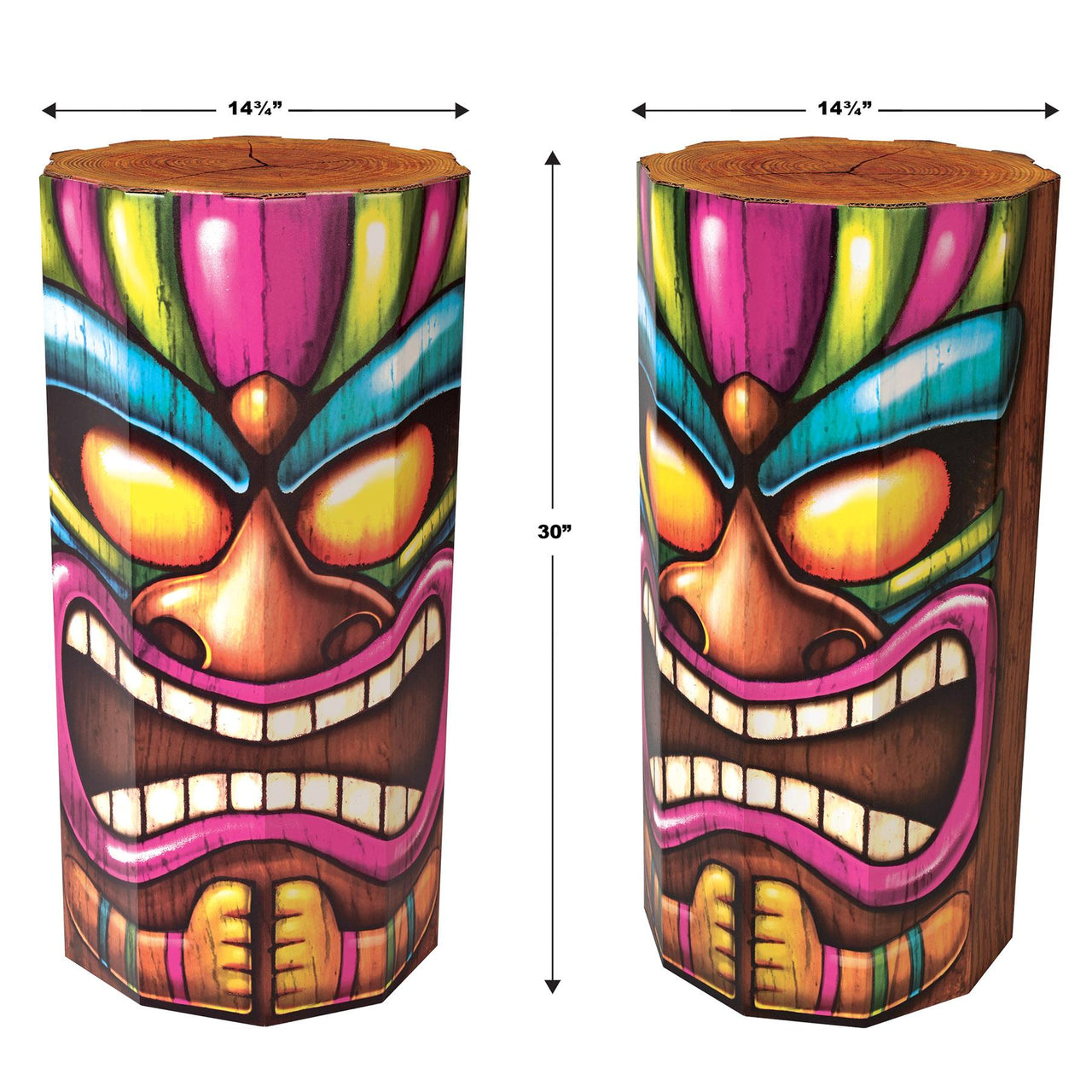 Beistle Luau 3-D Tiki Props