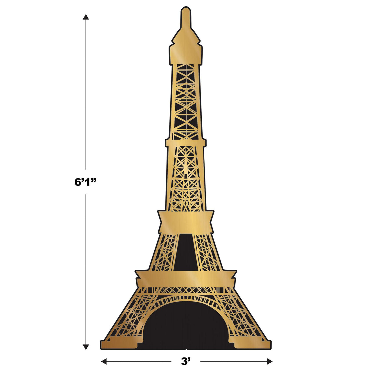 Beistle Eiffel Tower Stand-Up