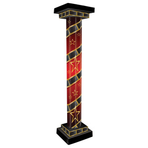 Beistle Red Carpet 3-D Tall Party Column Props