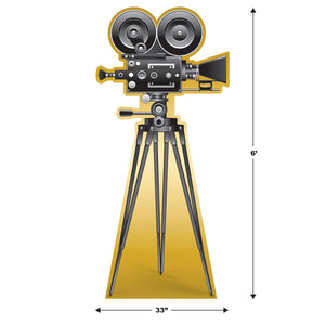 Beistle Red Carpet Movie Camera Stand-Up
