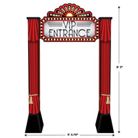 Beistle Red Carpet 3-D Archway Prop