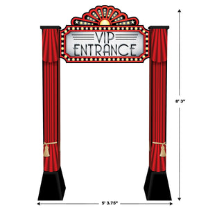 Beistle Red Carpet 3-D Archway Prop