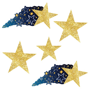 Beistle Starry Night Hanging Shooting Party Stars