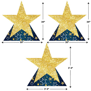 Beistle Starry Night Star Stand-Ups