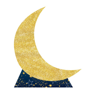 Beistle Starry Night Crescent Moon Party Stand-Up Decoration