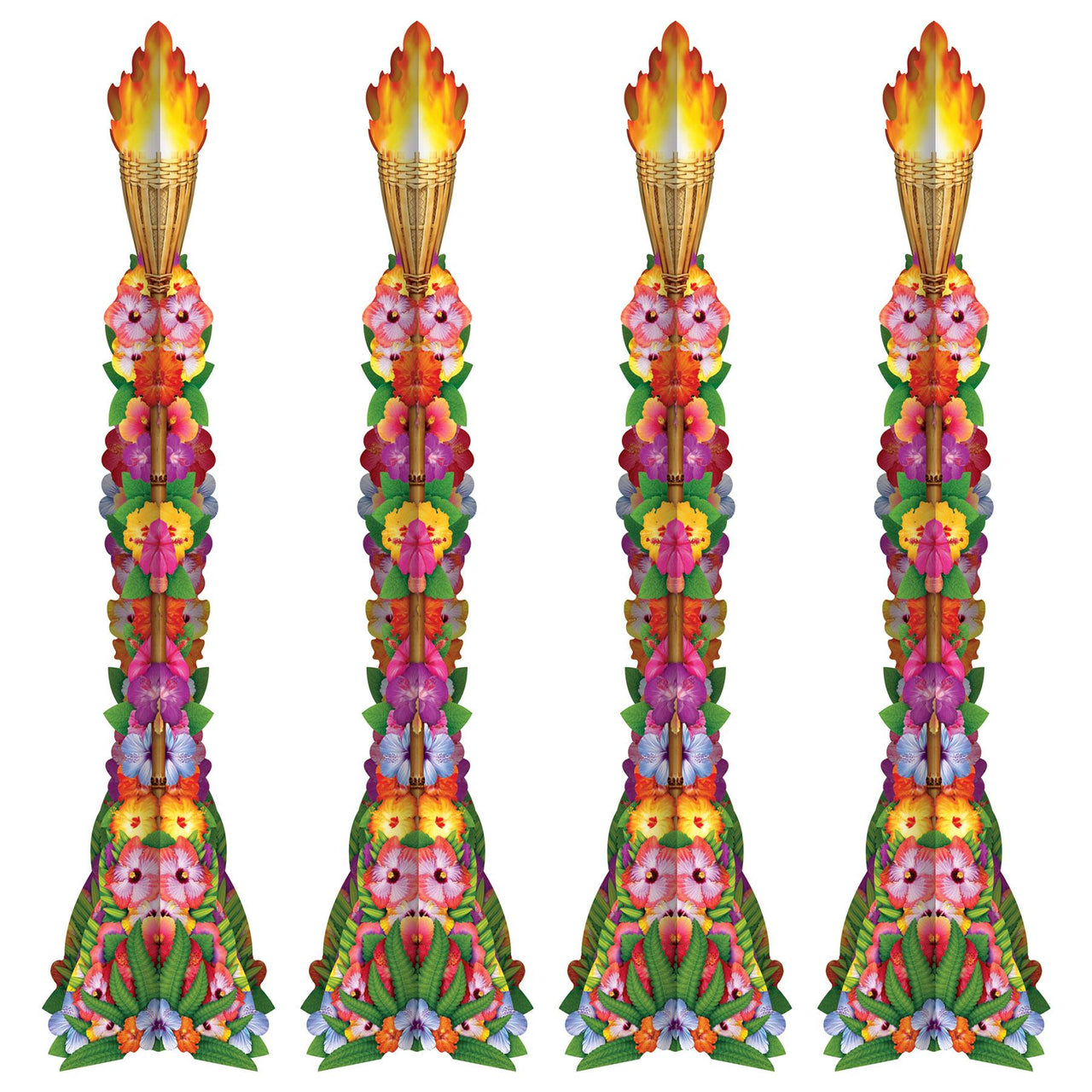 Beistle Luau 3-D Tiki Torch Props
