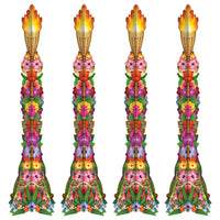 Beistle Luau 3-D Tiki Torch Props