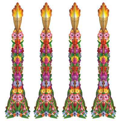 Beistle Luau 3-D Tiki Torch Props