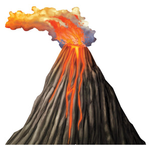 Beistle Luau Volcano Stand-Up Decoration