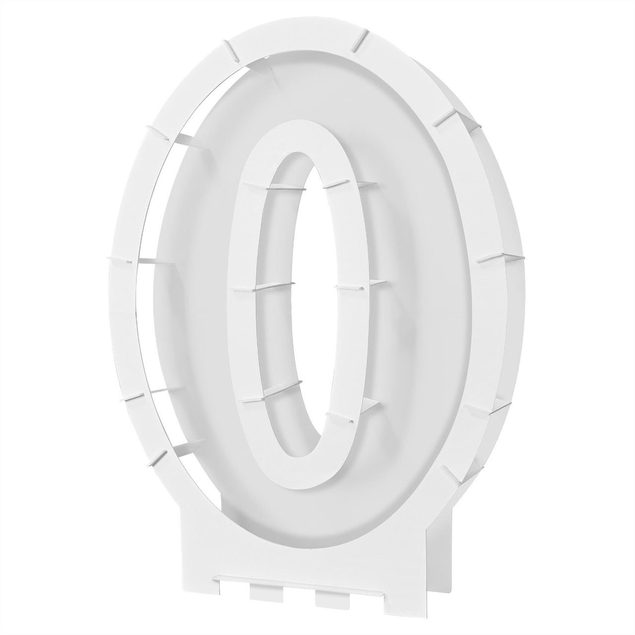 Balloon Mosaic Number 0 Frame - White - 32 inch x 23 inch