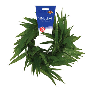Beistle Fabric Vine Leaf Garlands - Jungle Themed - 6 Feet