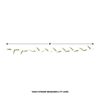 Beistle Fabric Vine Leaf Garlands - Jungle Themed - 6 Feet