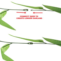 Beistle Fabric Vine Leaf Garlands - Jungle Themed - 6 Feet