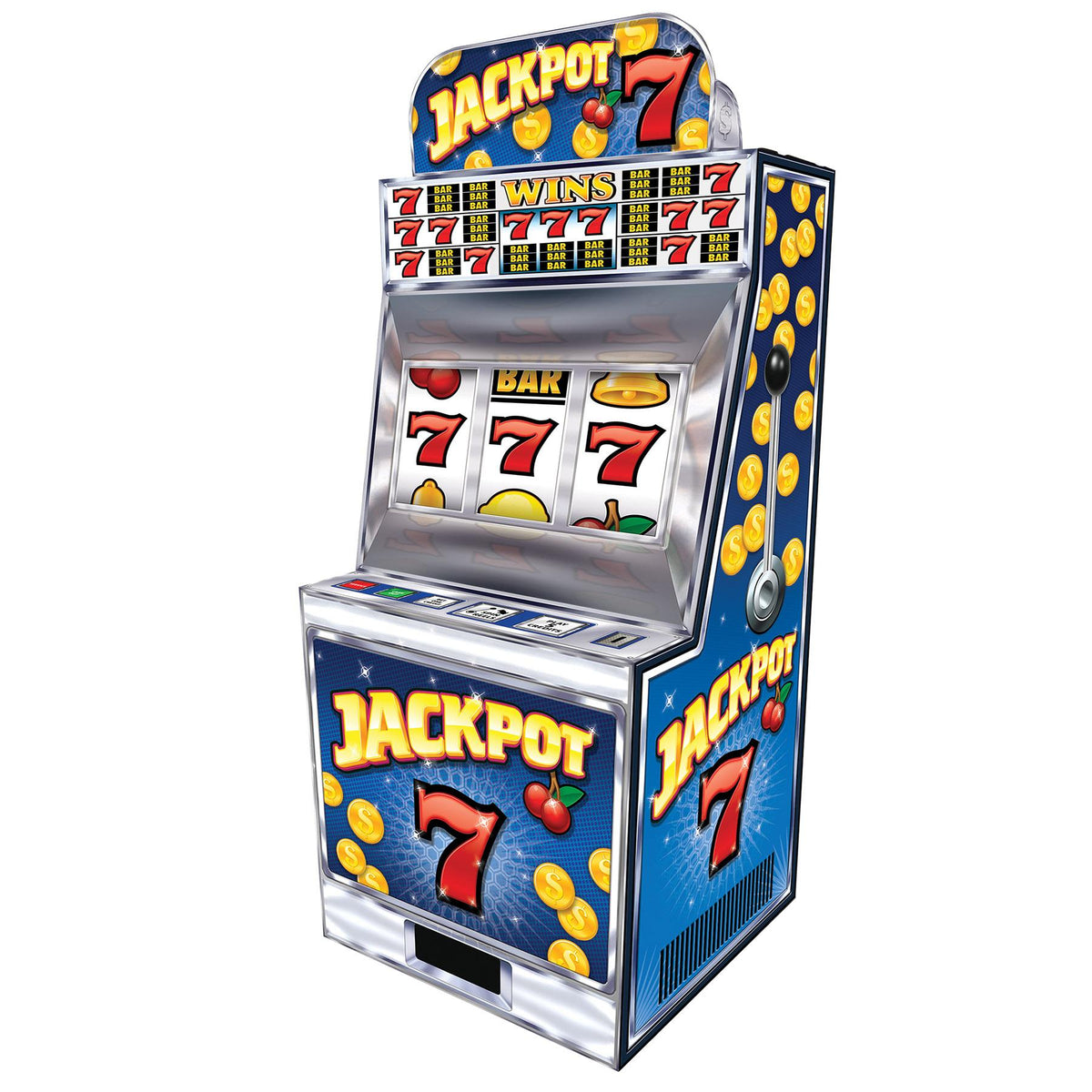 3-D Slot Machine Prop 5'10.5