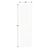 Bead Curtain - Clear - 78 inch x 24 inch - Novelty Curtains