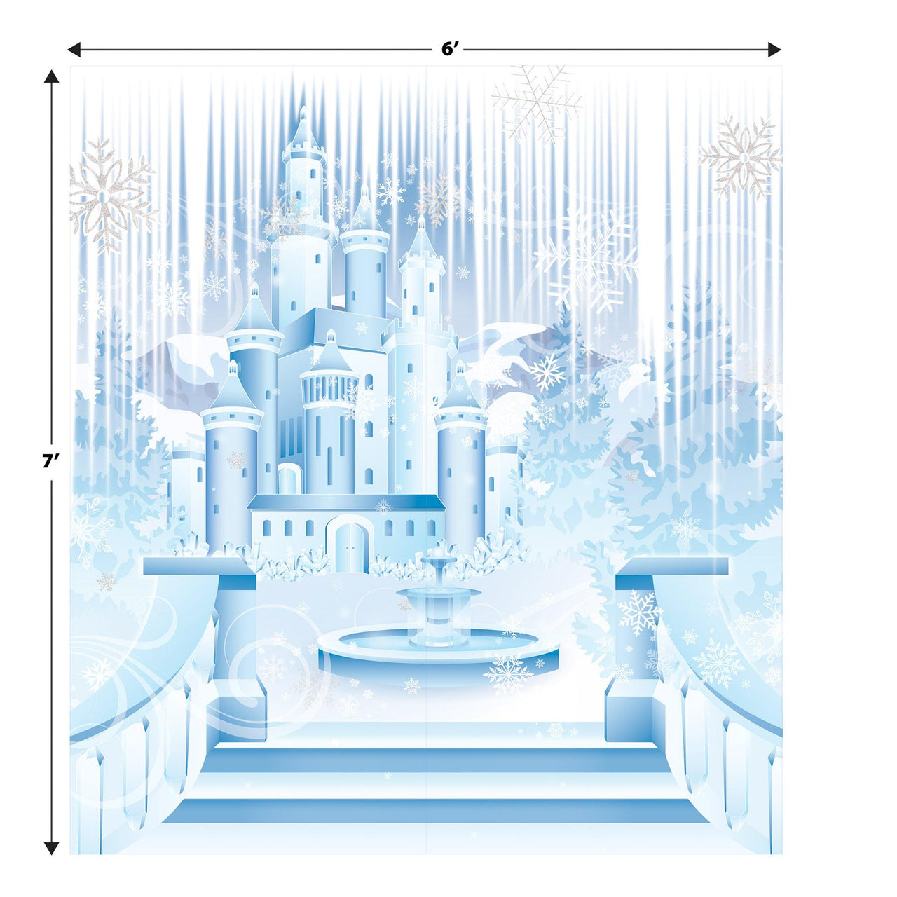 Winter Wonderland Photo Prop - Prom Photo Prop 7x6 Feet