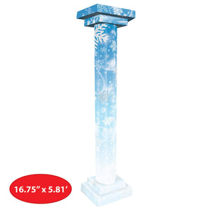 Winter Wonderland 3-D Tall Column Props - Prom Decor - 69.5 Inch x 16.75 Inch