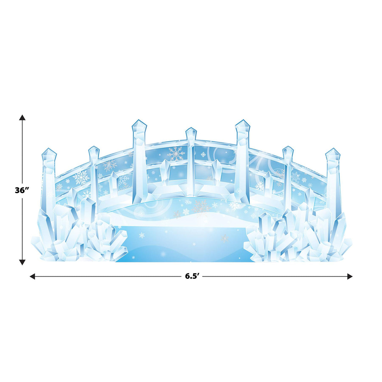 Winter Wonderland Bridge Stand-Up - 3 Foot Winter Wonderland Bridge Stand-Up
