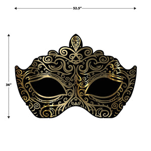 Masquerade Mask Stand-Up - 3 Foot Masquerade Mask Stand-Up
