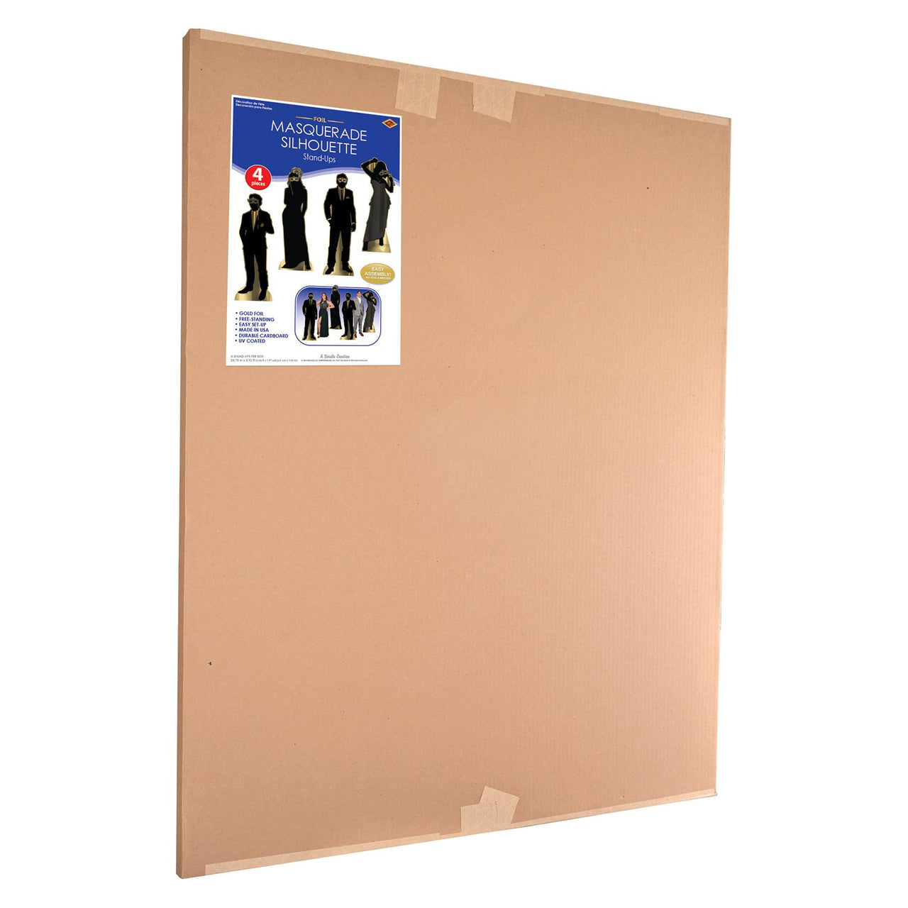 Masquerade Silhouette Stand-Up Decorations (4 per Case)