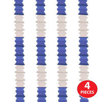 Beistle Ceiling Drops Blue & White - 4.5-inch x 14.5-feet Size - Oktoberfest Ceiling Decor