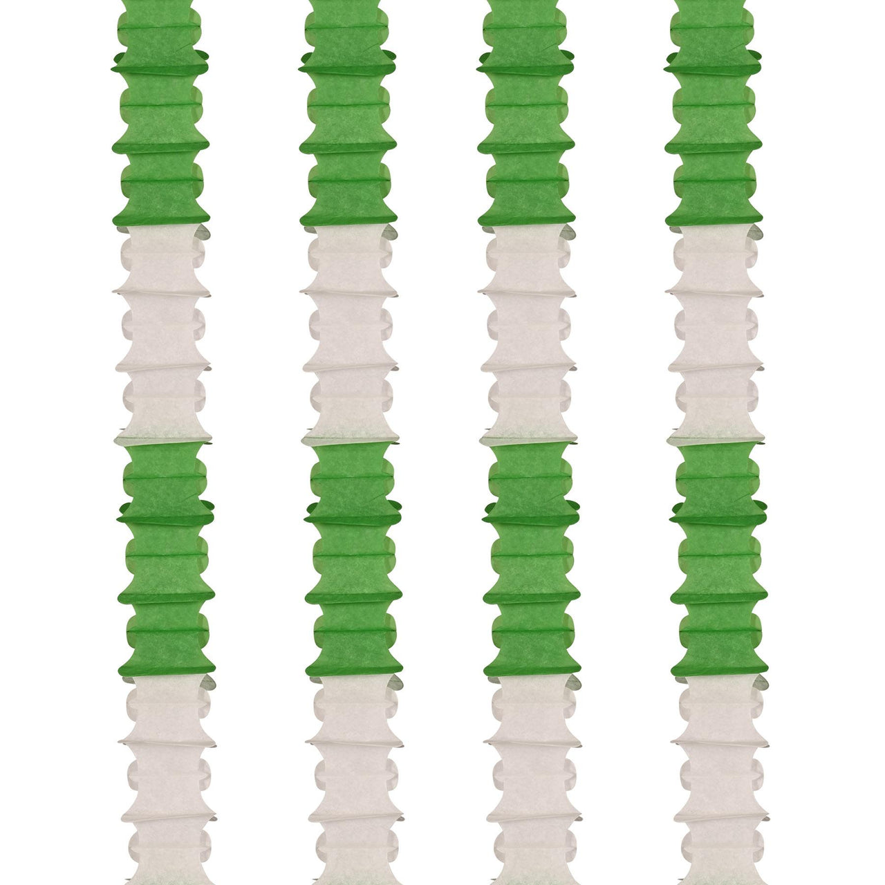 Ceiling Drops green & white (4 Per Package)