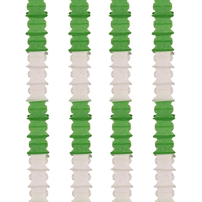 Ceiling Drops green & white (4 Per Package)