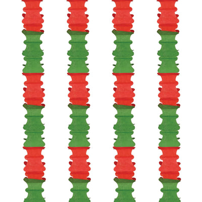 Ceiling Drops red & green (4 Per Package)
