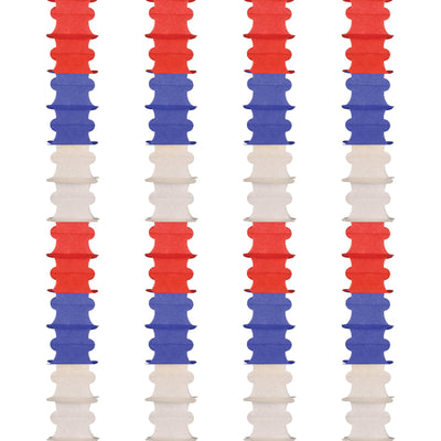 Ceiling Drops red, white, blue (4 Per Package)